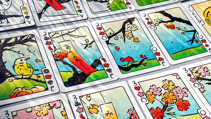Limited Edition Hanami Fusion Poker Size Playing Cards - Perfect for Game Nights, Magic Tricks & Collectors