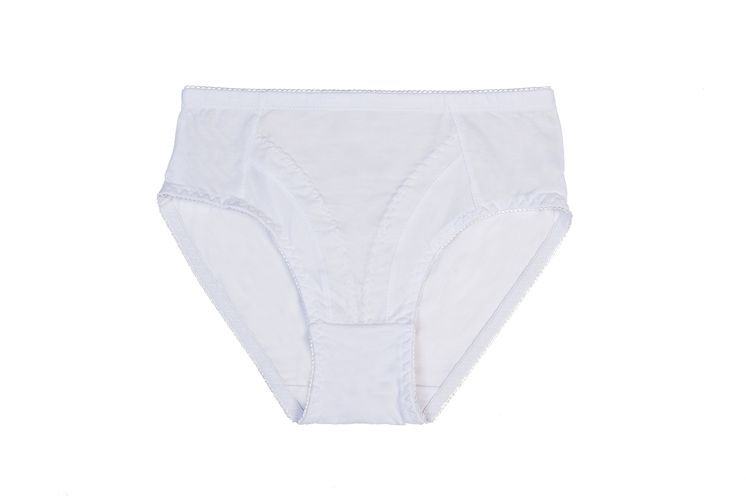 4-Pack Women's Cotton Spandex High Cut Bikini Underwear - Breathable, Stretchy & Silky Soft Comfort - Perfect for Yoga, Beach & Everyday Wear