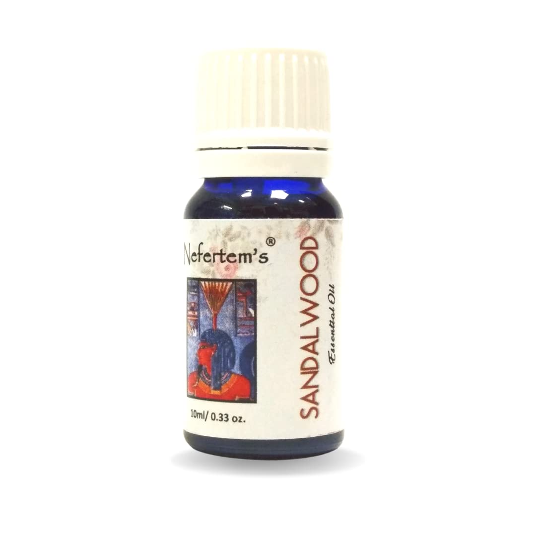 Pure Sandalwood Essential Oil 10ml - 100% Natural & Therapeutic Grade for Aromatherapy, Relaxation & Skin Care - Perfect for Diffusers, Massage & DIY Beauty Products