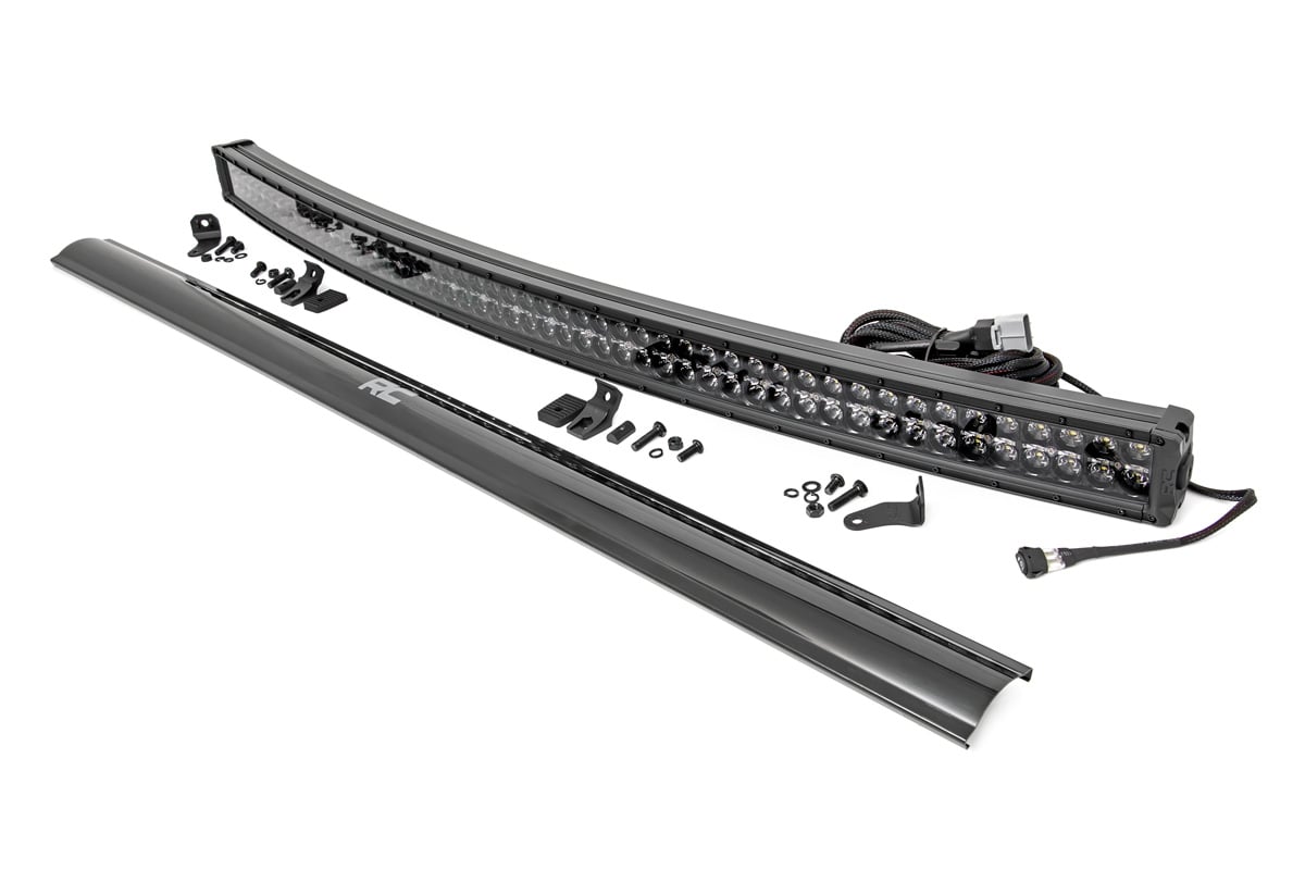 54 Inch Black Series LED Light Bar - Curved Dual Row Off-Road Light with Cool White DRL (72954BD) | Perfect for Trucks, Jeeps, ATVs & Off-Road Adventures