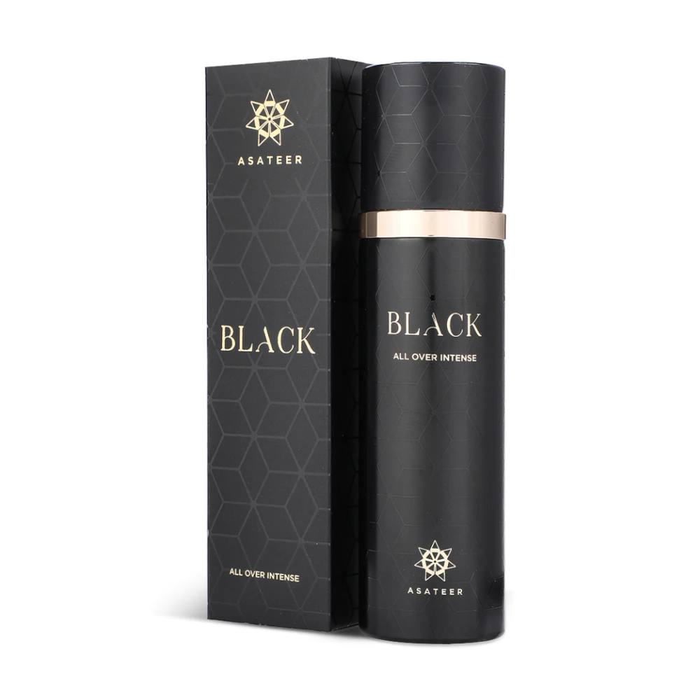 Black All Over Intense Eau de Parfum 75ml - Long-Lasting Luxury Fragrance for Men & Women | Perfect for Date Night, Special Occasions & Everyday Wear