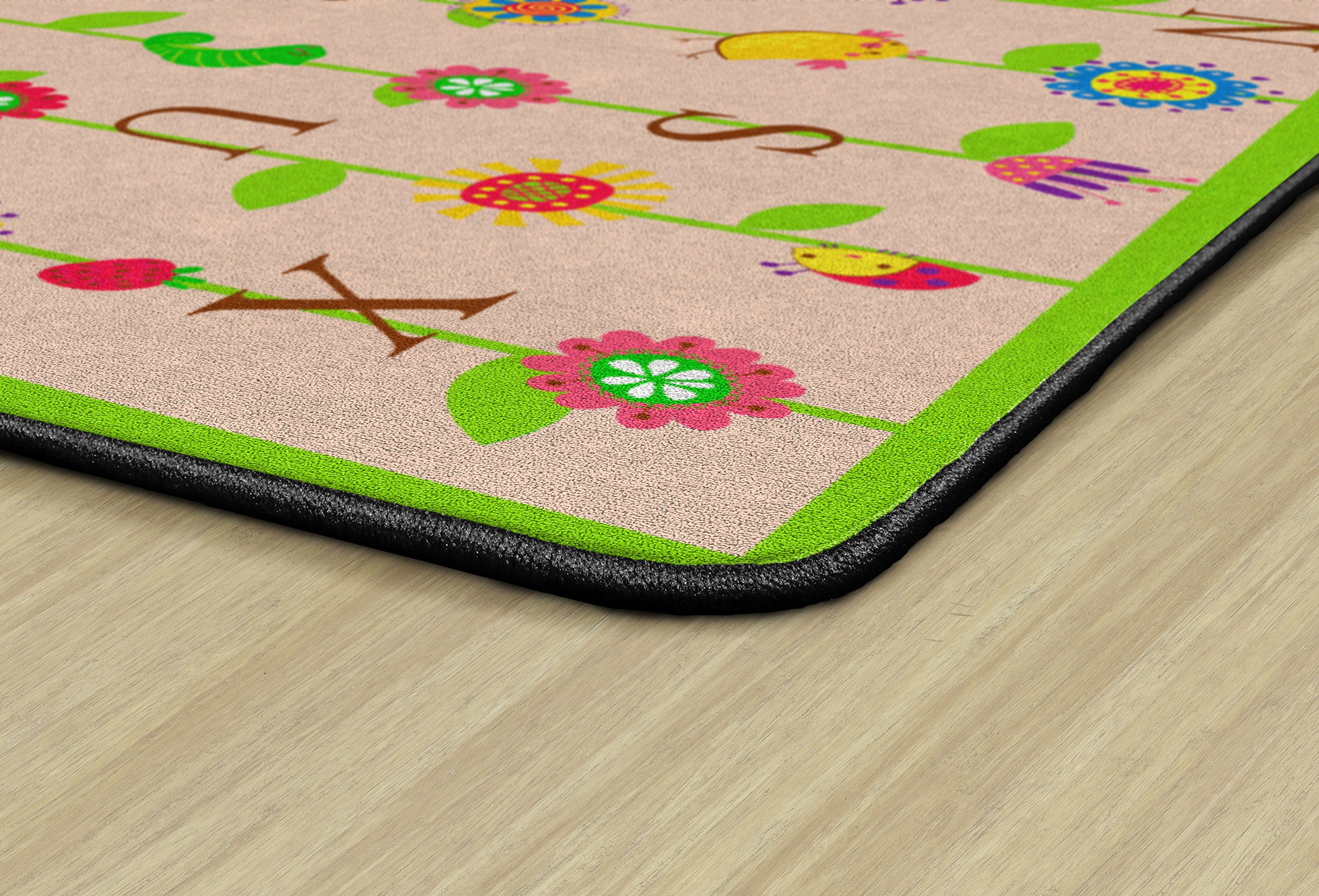 Kids Alphabet Educational Rug 6'x8'4