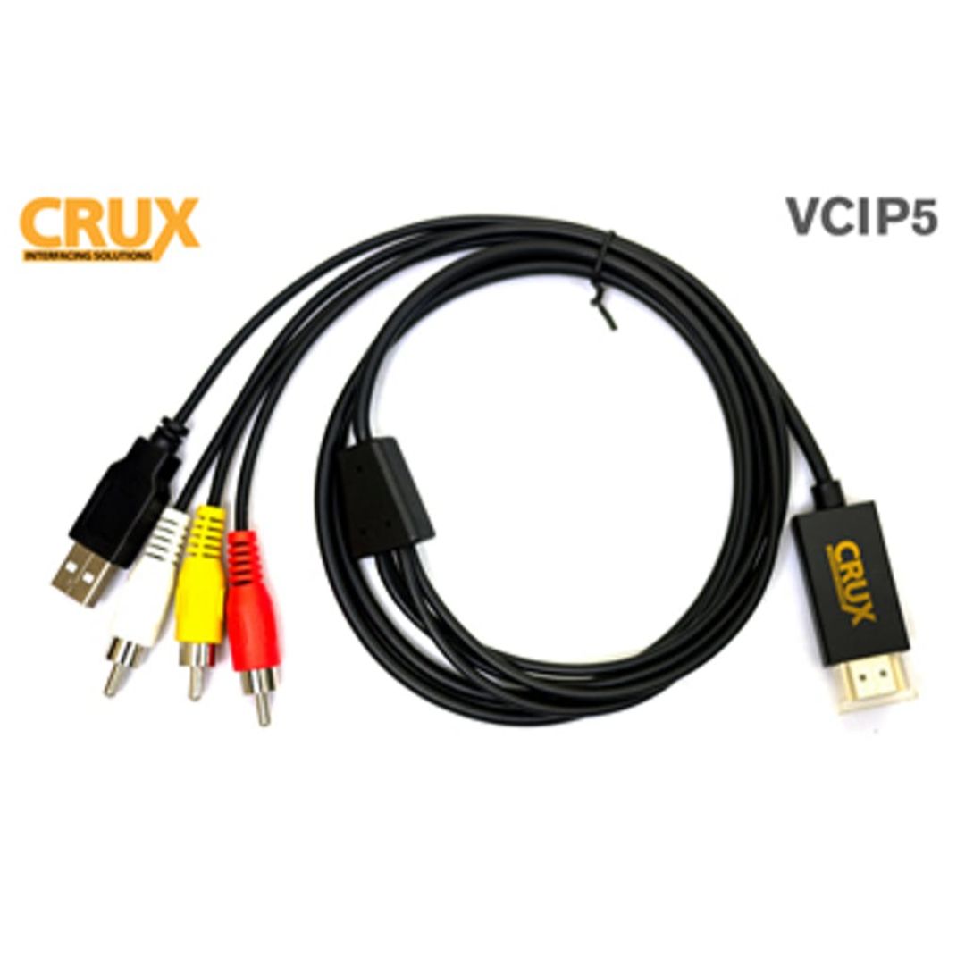Crux AVITY 01 A/V Input Integration Kit for Toyota Camry, Corolla, Highlander - Seamless Audio Video Connectivity for Road Trips & Entertainment