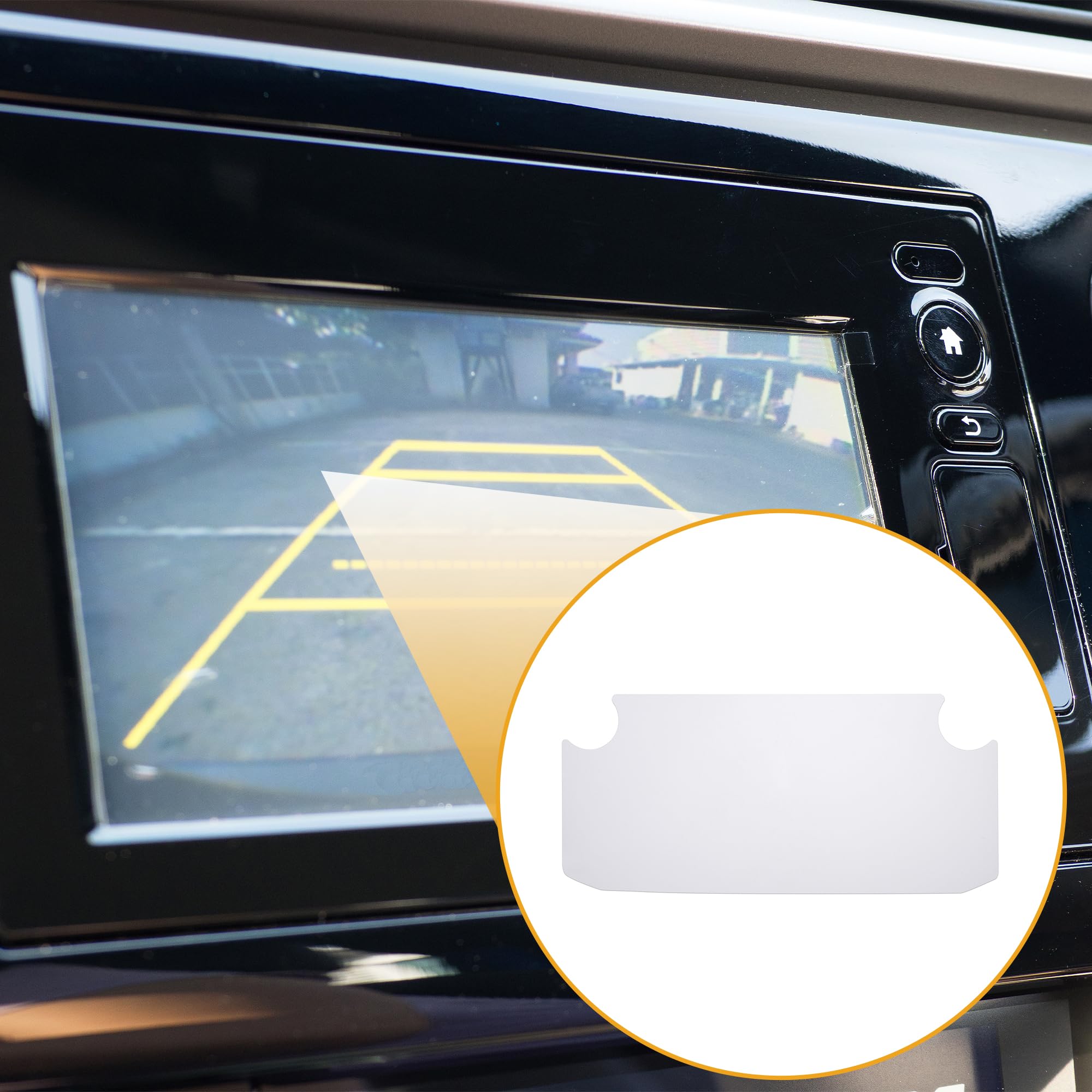 Premium Tempered Glass Screen Protector for Mitsubishi Outlander 2022-2024 - HD Clear Anti-Scratch Navigation Display Cover - 1PC - Perfect for Road Trips & Daily Commuting