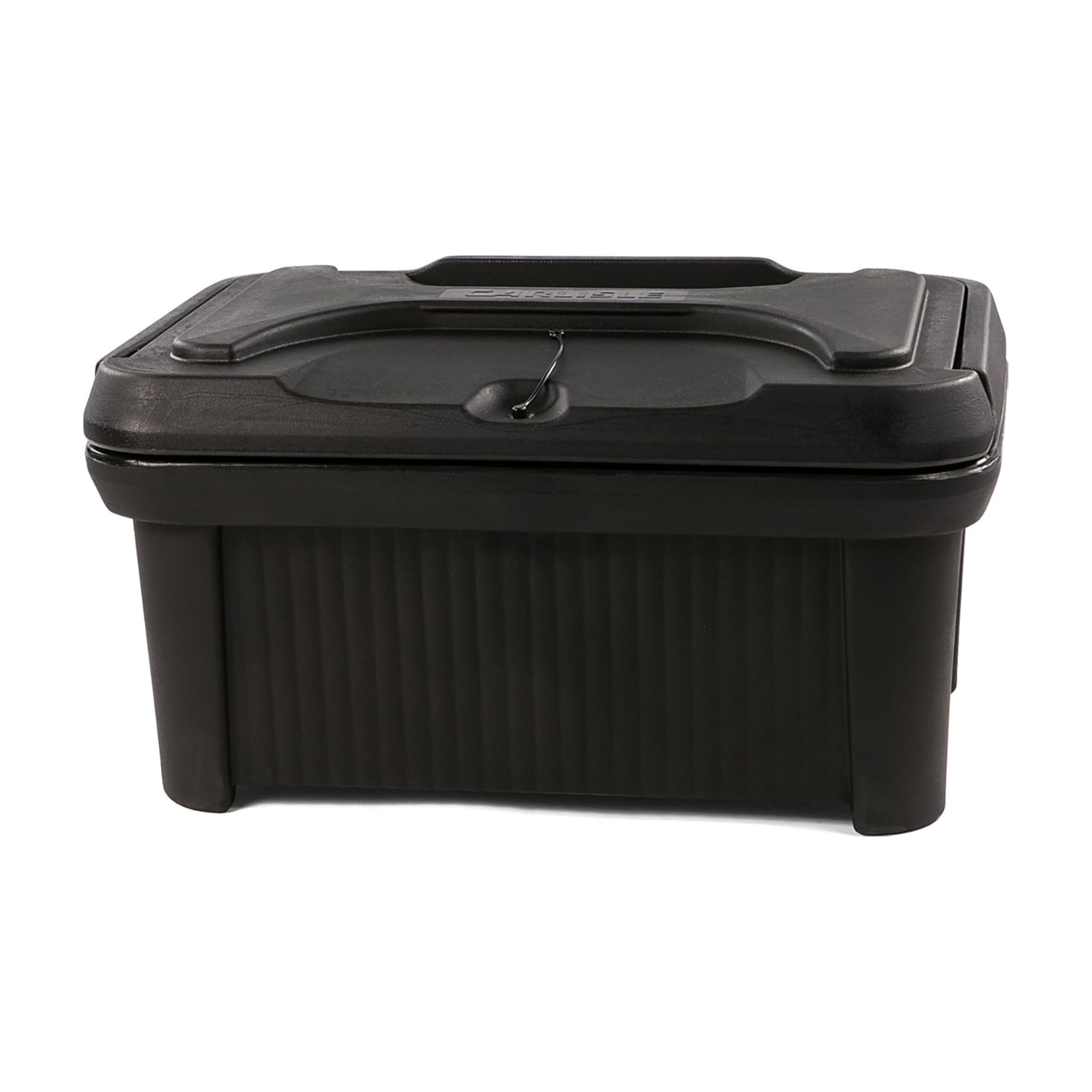 Carlisle 24-Quart Black Insulated Food Pan Carrier with Sliding Lid - Top Loading Food Pan Holder for Catering, Restaurants & Commercial Kitchens - Durable Plastic Container for Hot & Cold Food Transport