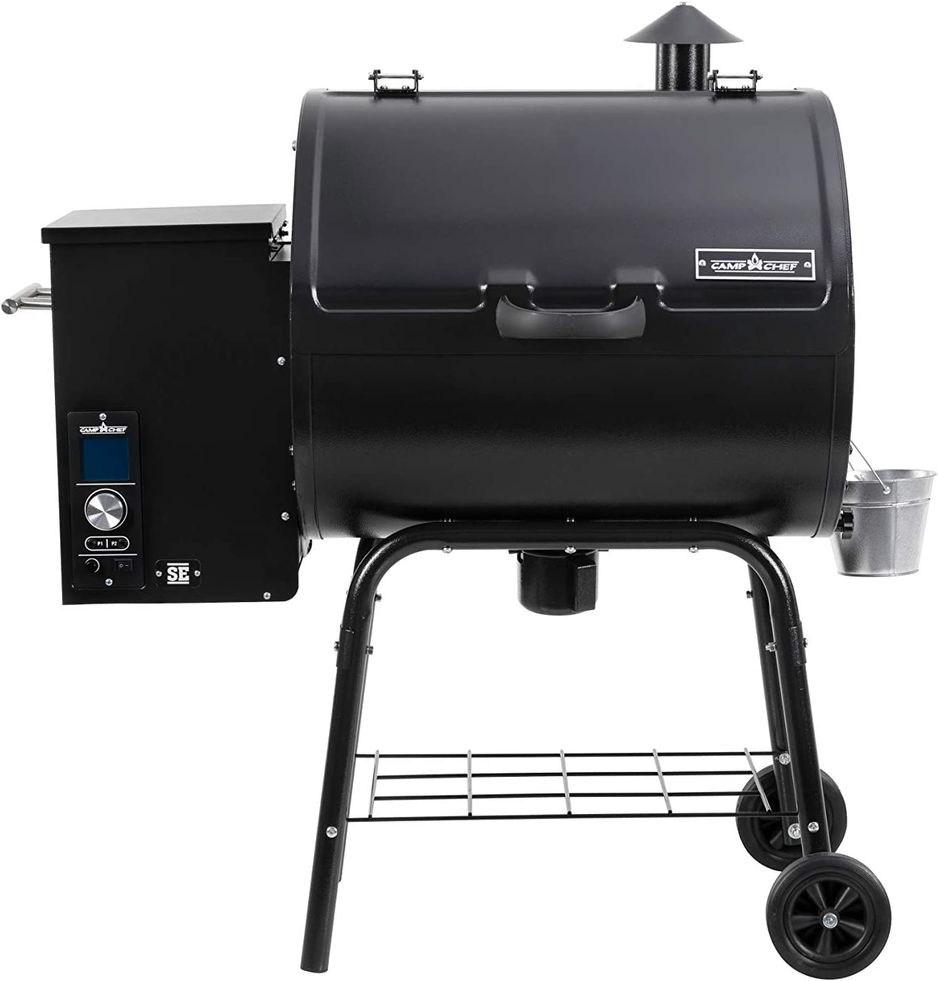 Camp Chef SE 24 Pellet Grill - Easy-to-Clean Wood Pellet Grill & Smoker with 429 Sq In Cooking Space - Perfect for Backyard BBQs, Tailgating, and Outdoor Cooking - Black