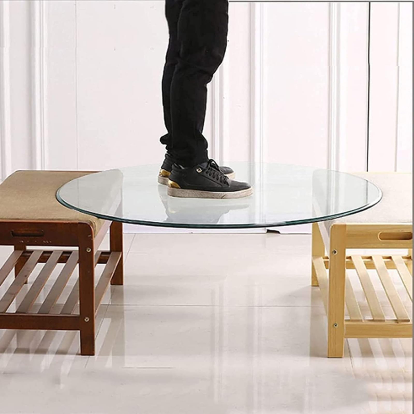 **Round Tempered Glass Table Top - 19.6
