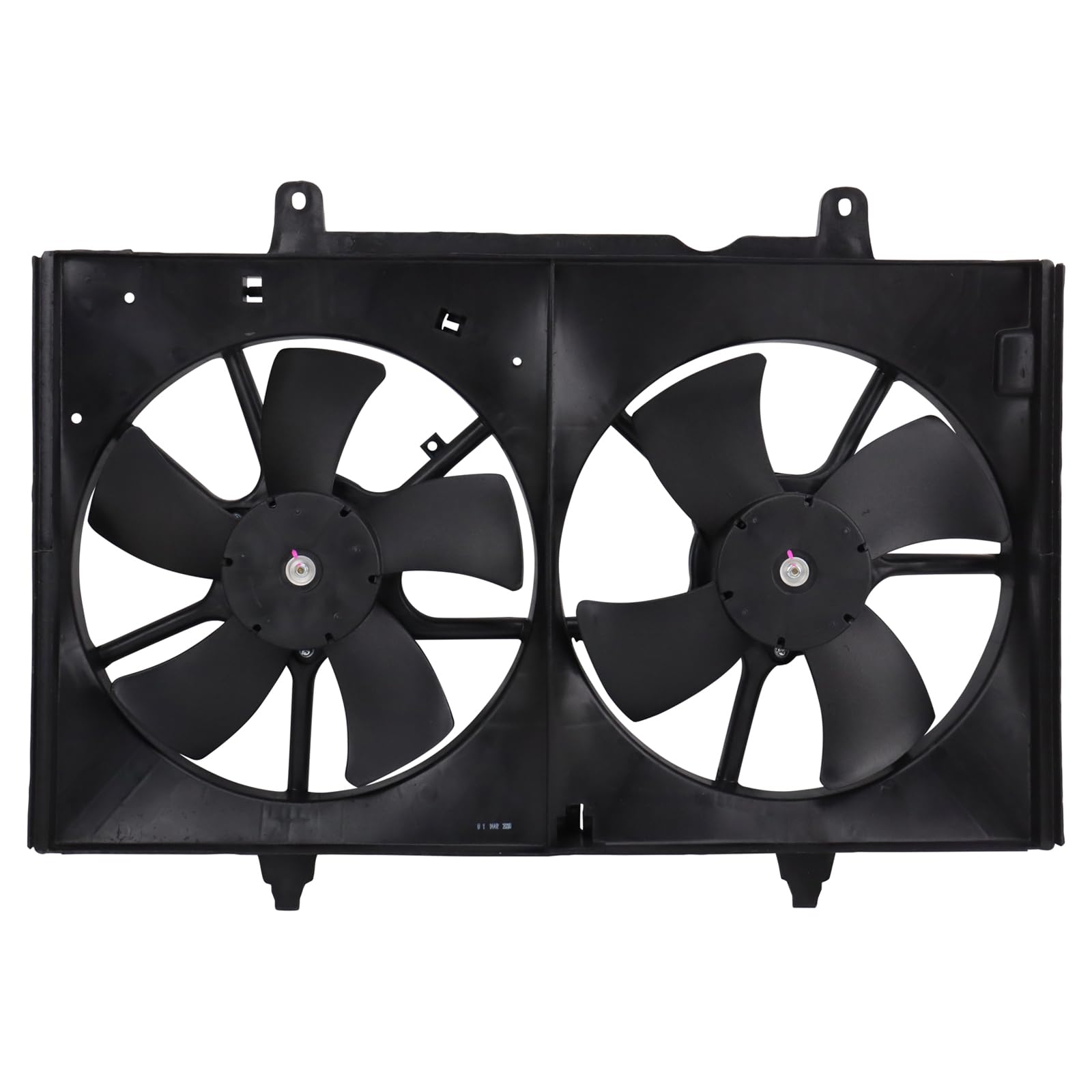 TRQ Radiator Dual Cooling Fan Assembly Compatible with 2004-2009 Nissan Quest NI3115126 - High Performance Cooling System for Hot Weather & Heavy Load Driving