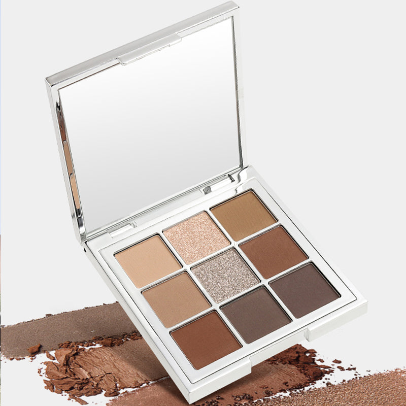 Shedella Dreamy Nine Color Eyeshadow Palette - Long Lasting, Highly Pigmented Makeup Palette for Day & Night Looks - Perfect for Parties, Weddings & Everyday Glam