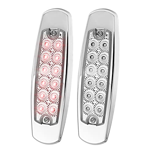 Clear/Red Pack of 2