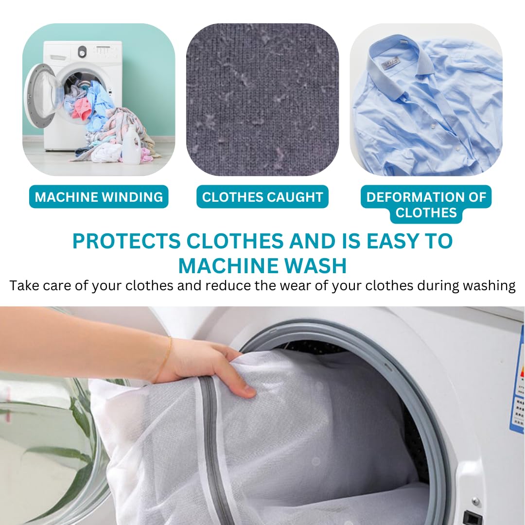 12 Pack MABUA Mesh Laundry Bags with Zipper - Delicate Wash Bags for Lingerie, Bras & Underwear - Breathable Net Fabric Travel Storage Organizer - Perfect for Washing, Travel & Home Organization
