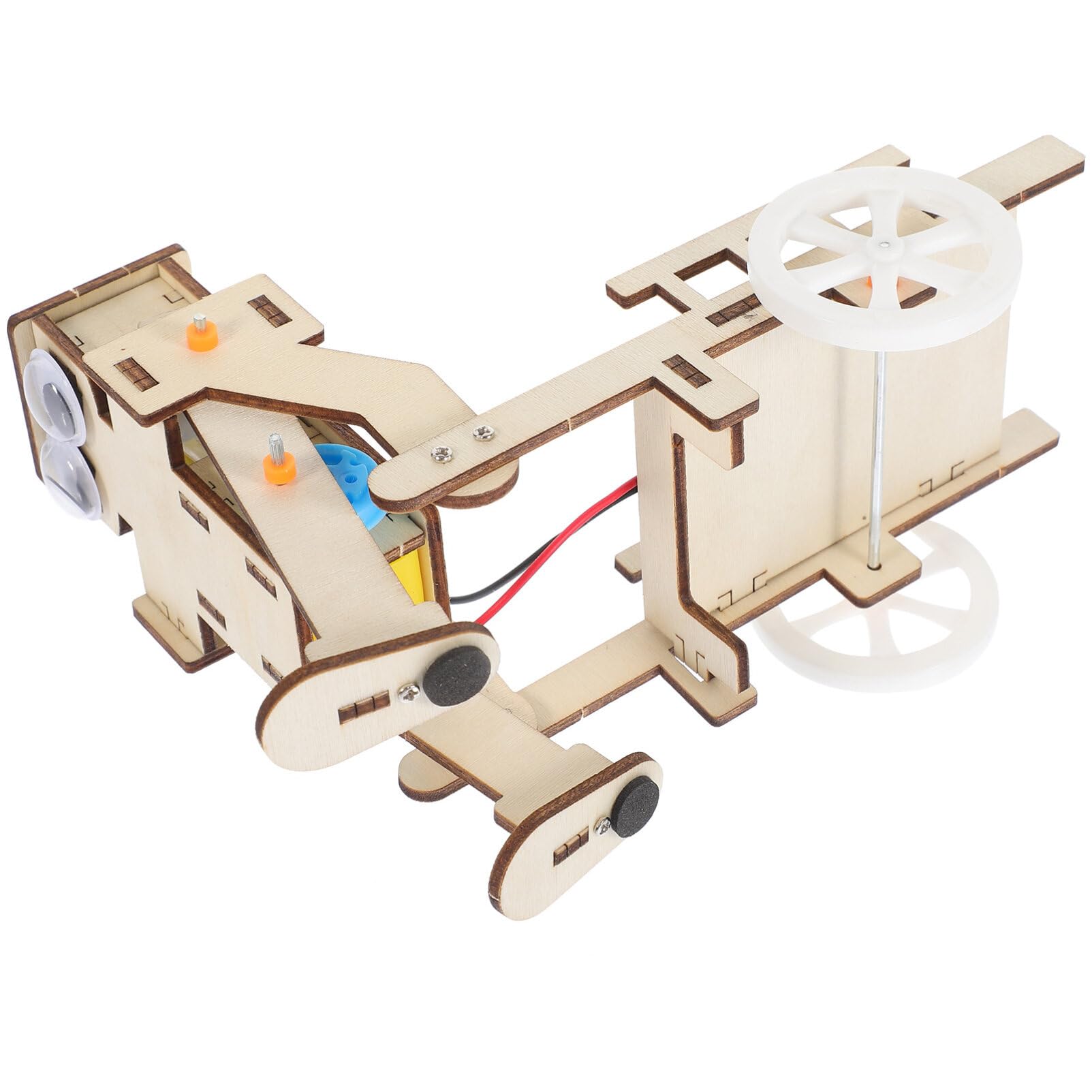 STEM Wooden Robot Building Kit - DIY Science Experiment & Engineering Project for Kids | Educational Electronic Woodworking Toy for STEM Learning, School Projects & Creative Play