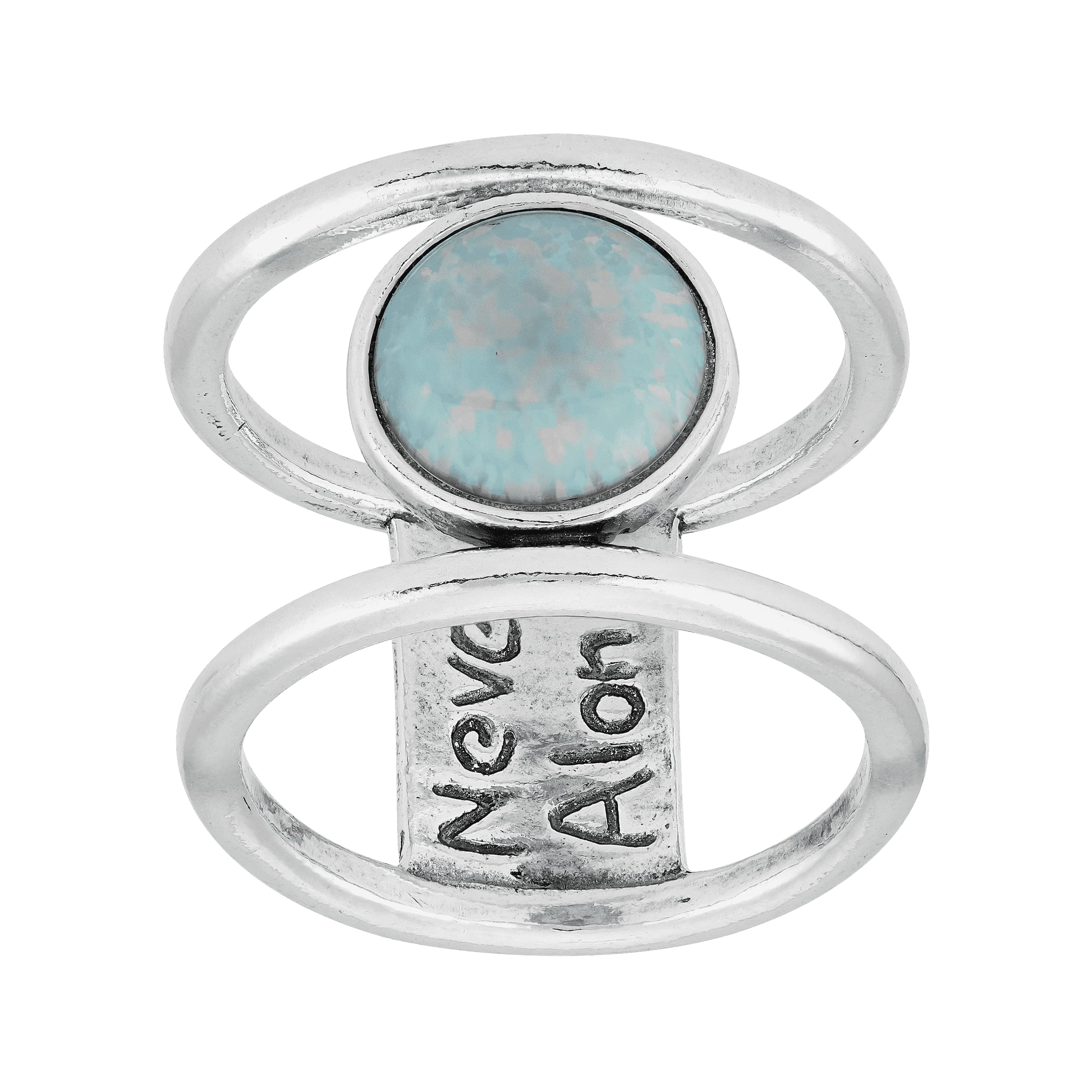Sterling Silver Silpada 'Never Alone' Opal Ring – Elegant Jewelry Gift for Women, Perfect for Birthdays, Anniversaries & Special Occasions