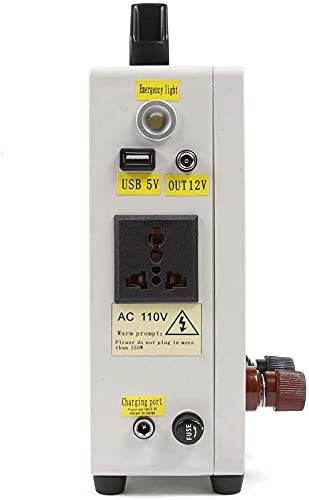150W Hand Crank Generator for Emergency Power Supply - 110V Manual Charger with USB Output for Camping, Outdoor & Home Use - Portable Backup Power for Phones, Lights & Small Devices During Storms & Blackouts