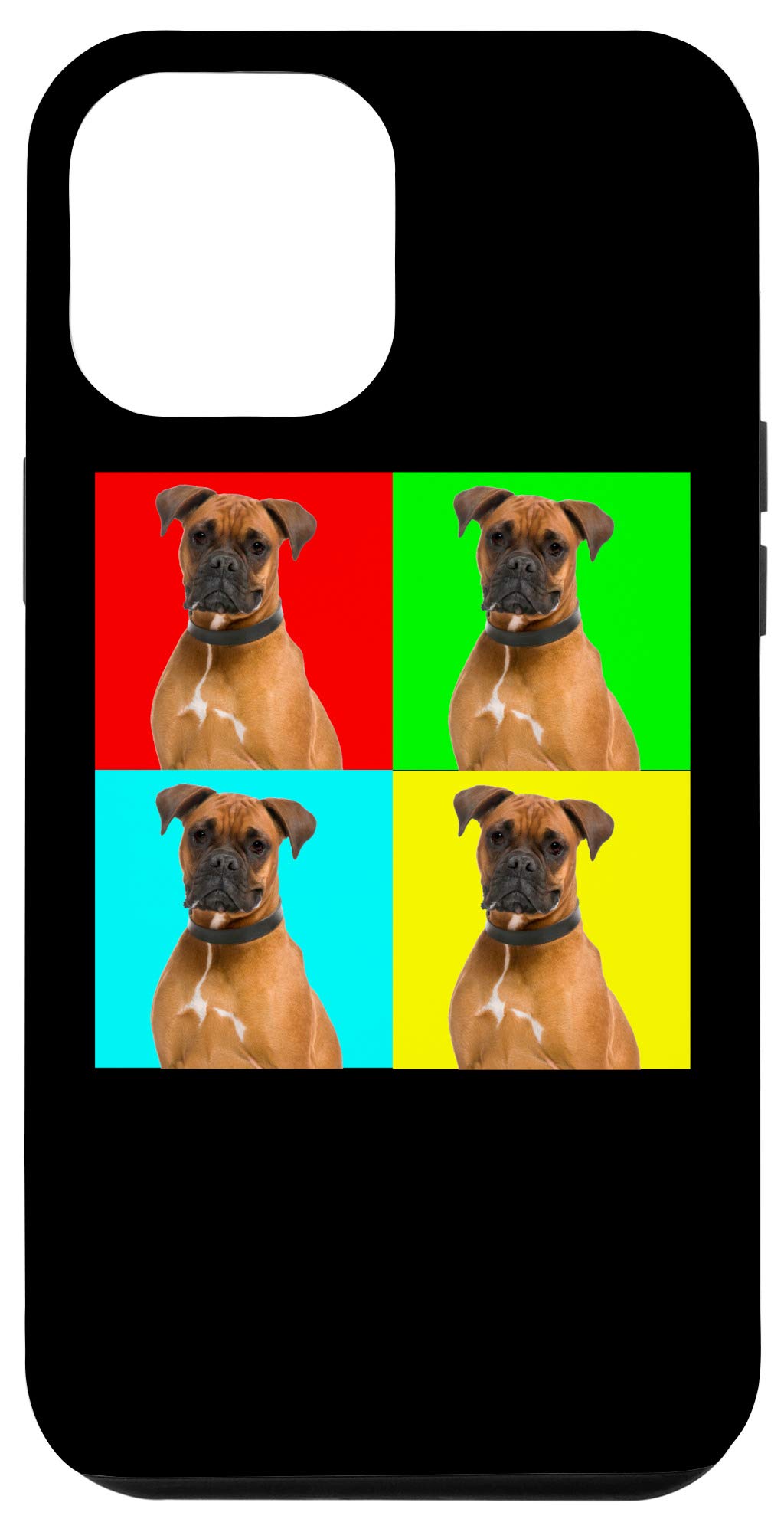 iPhone 12 Pro Max Case with Pop Art Dog Boxer Design - Durable Protective Cover for Everyday Use & Gift Giving
