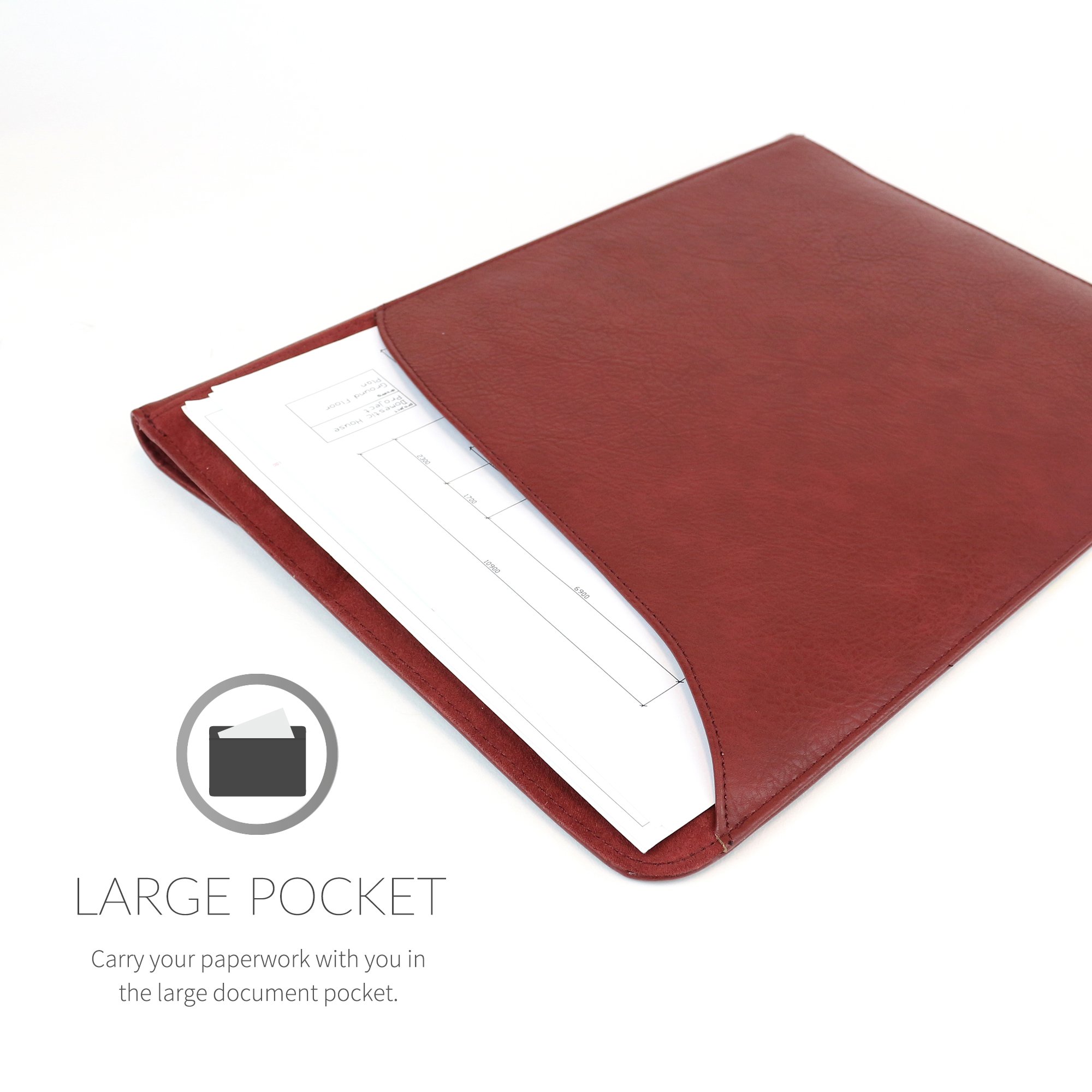 Premium Leather Sleeve Case for MacBook Pro 13