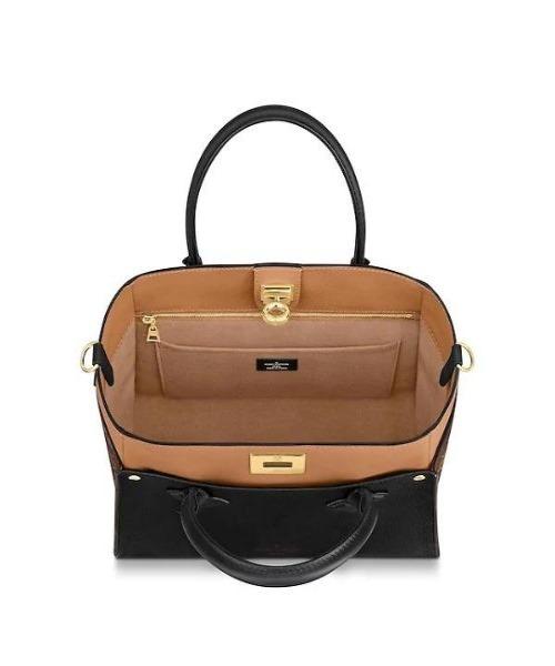 Louis Vuitton On My Side Noir Handbag - Luxury Designer Shoulder Bag for Women | Perfect for Work, Travel & Evening Events