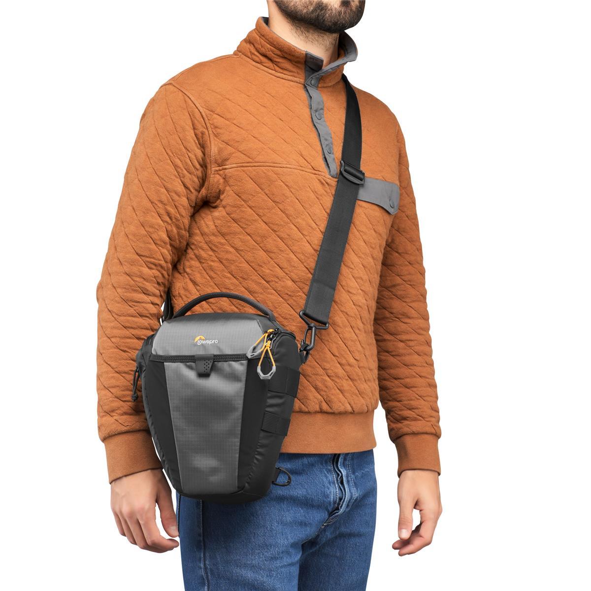 Lowepro Photo Active TLZ 50 AW Waterproof Top Loader Camera Bag for DSLR & Mirrorless - Black (Perfect for Travel, Hiking & Outdoor Photography)