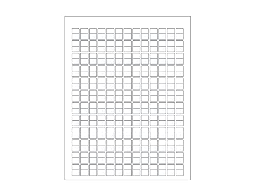 ZipTape Laser Printer Sheet Labels – 0.5” x 0.37” Adhesive Labels – 156 Labels per Sheet, 10 Sheets per Pack – Durable Polyester Printable Labels for Office Organization, Shipping & Mailing, Product Packaging & Inventory Management