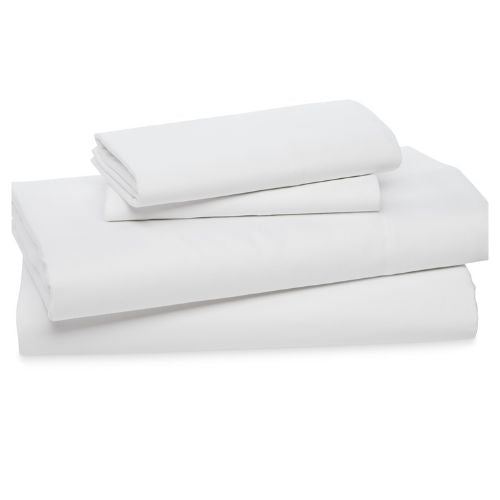 Delilah Home Organic Cotton Sheet Set - Queen Size, 4-Piece, 100% Natural Soft Breathable Bed Sheets for Comfortable Sleep - Perfect for Master Bedroom, Guest Room, or Vacation Home