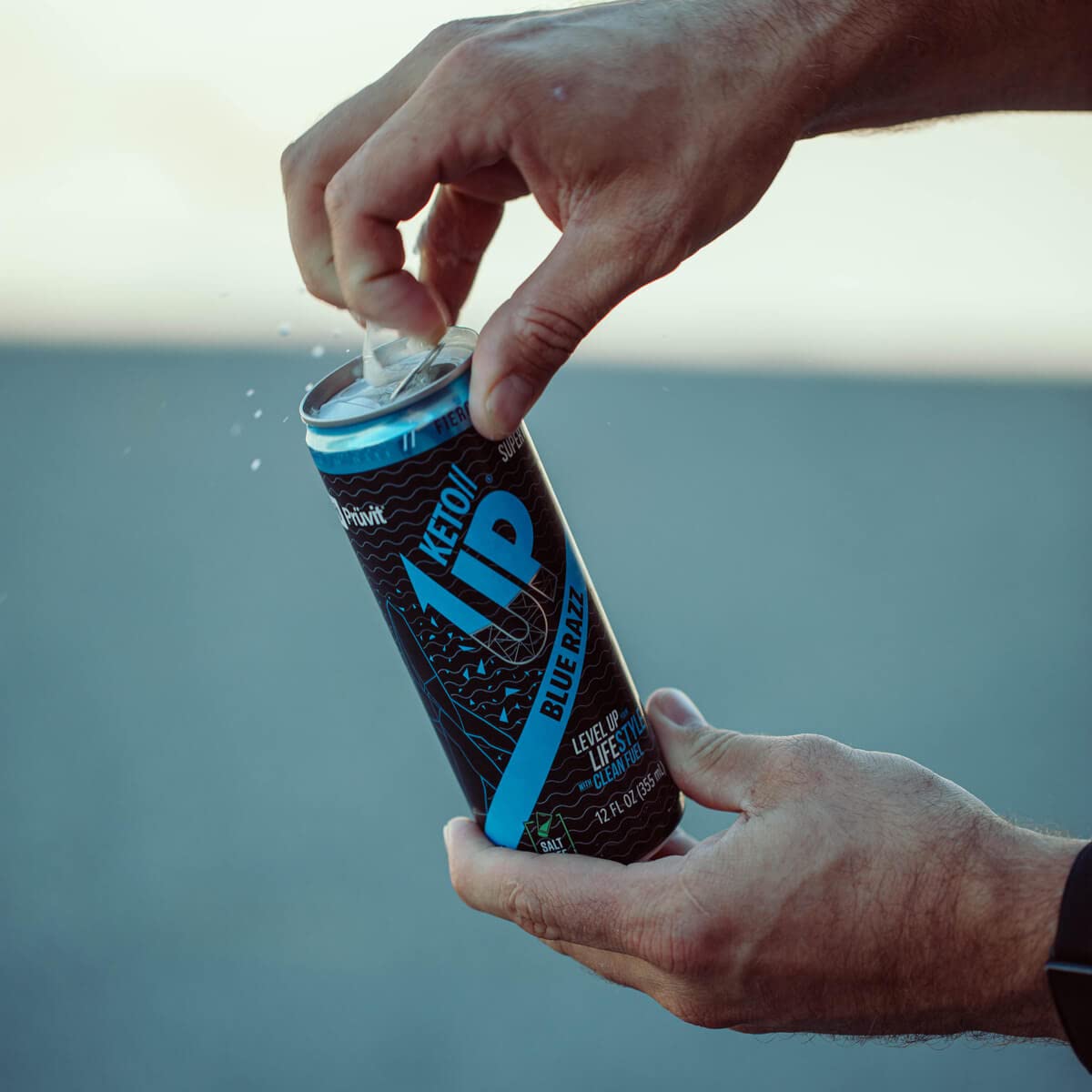 Blue Razz Keto Drink - Ready-to-Drink Ketones for Focus & Energy | Keto-Friendly Supplement for Men & Women | 12 Pack | Perfect for Workouts, Office & On-The-Go Lifestyle