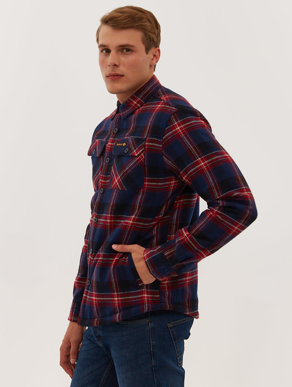 Marconi Men's Flannel Checkered Shirt - Soft Plaid Long Sleeve Button Down for Casual Wear & Outdoor Activities