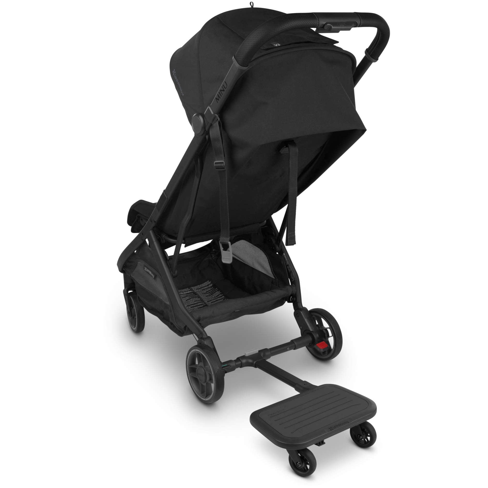 UPPAbaby Minu V3 Lightweight Stroller with Piggyback Board - Compact Travel Stroller for Toddlers & Infants | Perfect for City Walks, Travel & Shopping