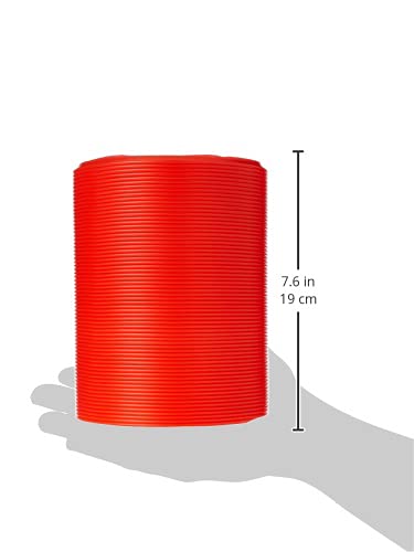 SnuggleSafe Pet Play Tunnel for Cats & Dogs - Durable & Fun Interactive Toy for Indoor & Outdoor Use - Red (Great for Playtime, Training & Exercise)