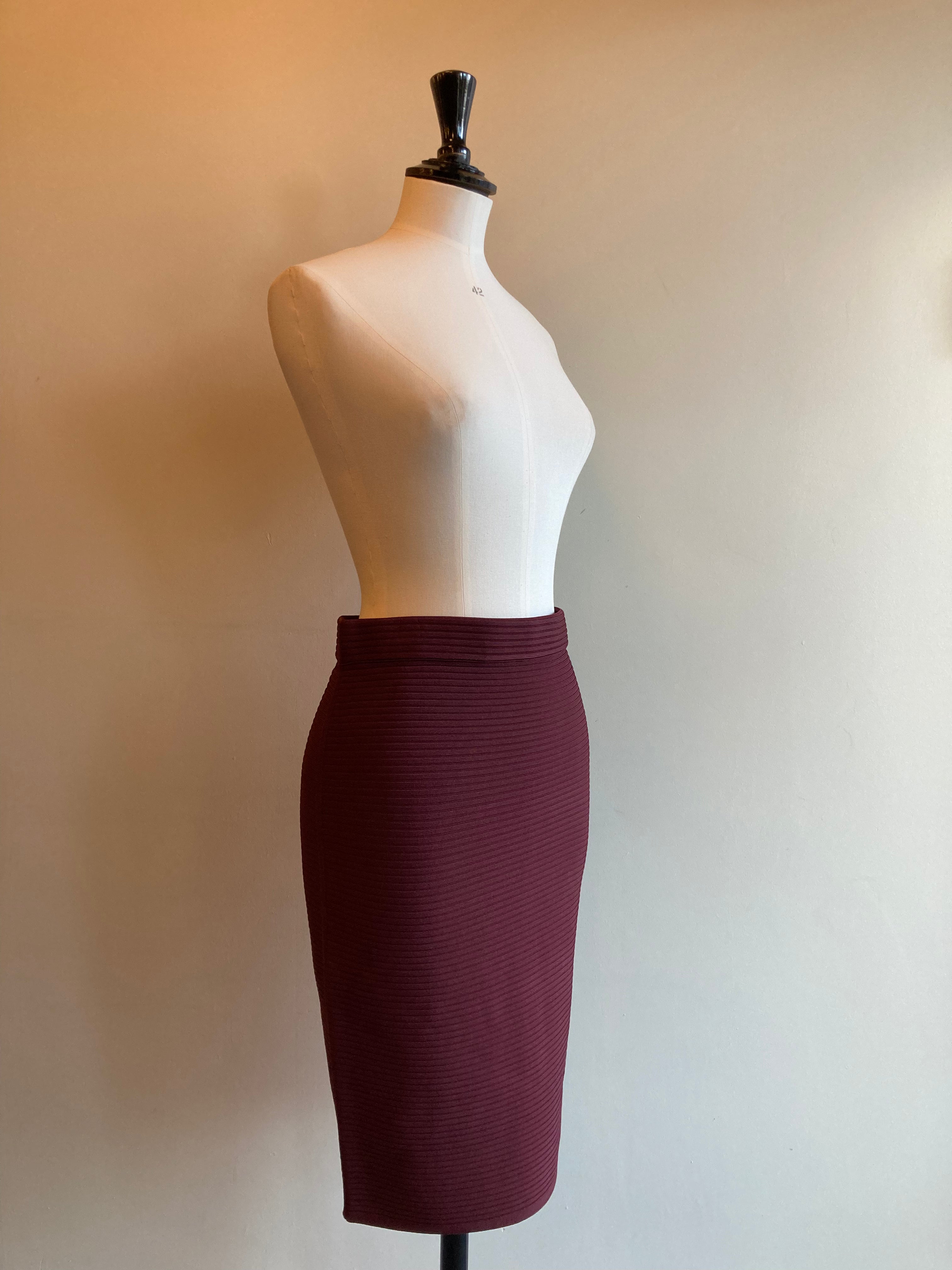 Sexy Ribbed Bodycon Skirt for Women - Stretchy High Waist Pencil Skirt - Perfect for Night Out, Club, Party & Date Night