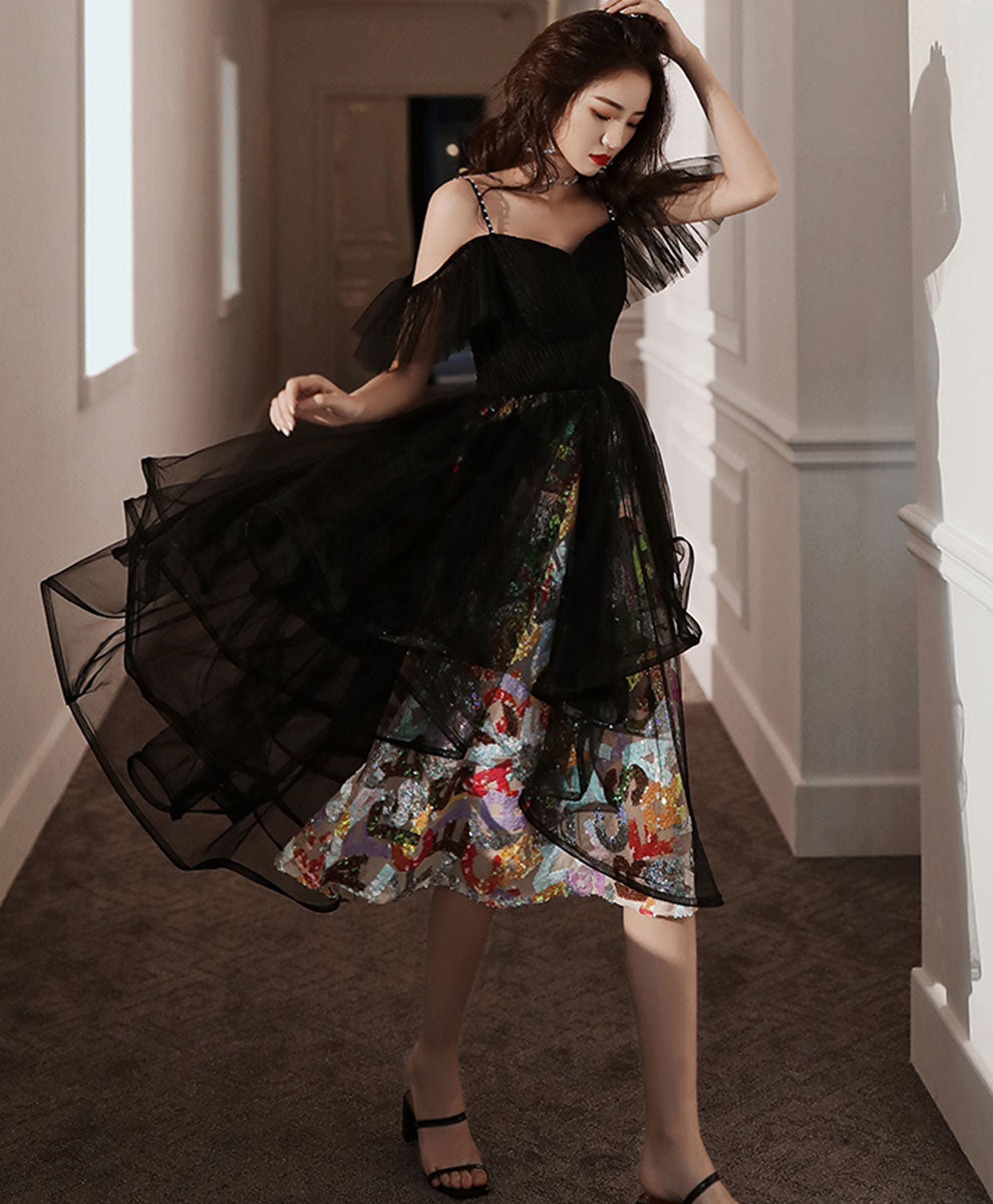 Elegant Black Tulle Short Prom Dress for Homecoming - Perfect for Parties, Dances & Special Occasions