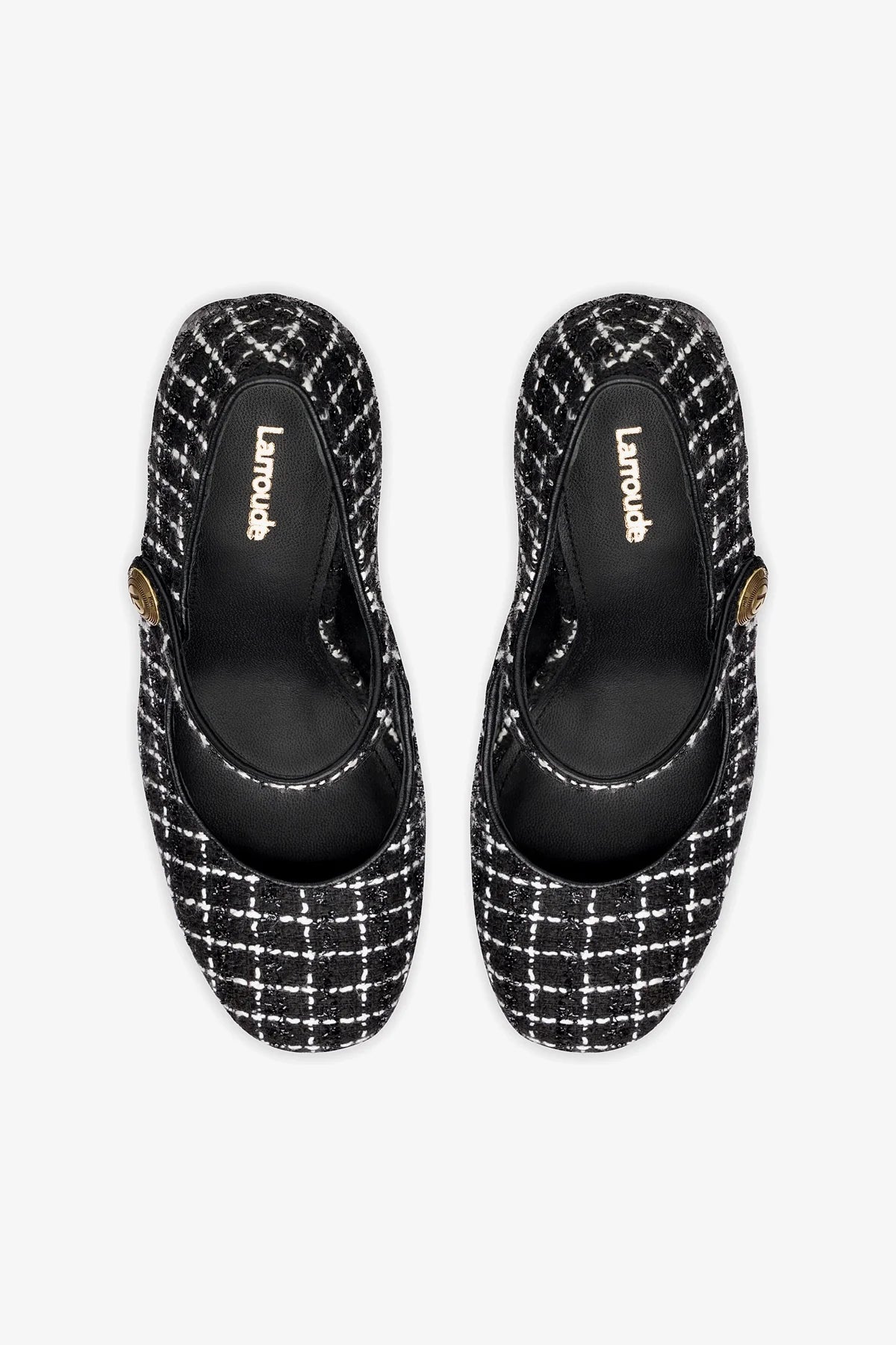 Emma Pump in Black Tweed - Classic Women's Dress Shoes for Office, Wedding & Formal Events | Comfortable Heels for Professional & Evening Wear