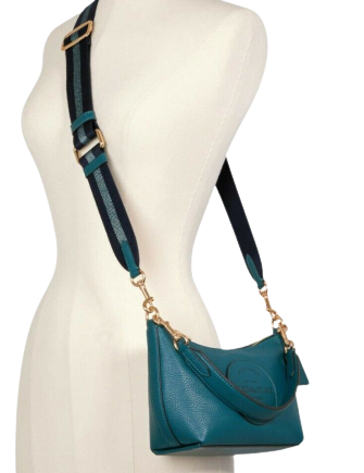 Coach Dempsey Signature Leather Shoulder Bag with Patchwork Design - Stylish Crossbody Purse for Women, Perfect for Work, Travel & Everyday Use