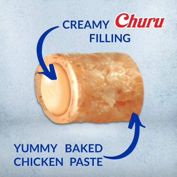 Inaba Churu Bites Tuna with Salmon Recipe Creamy Puree Cat Treats - Grain-Free Soft Cat Snacks for Kittens & Adult Cats - Perfect for Training, Bonding & Hydration