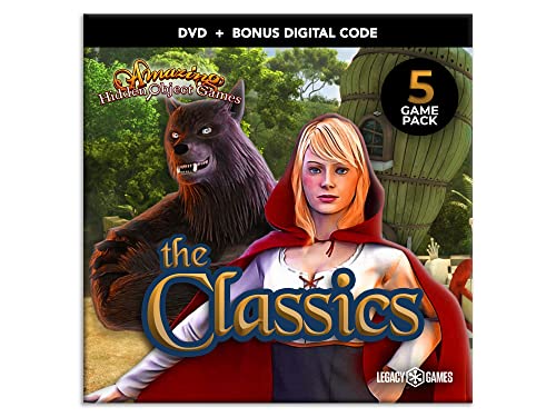 Classic Hidden Object Games 5-Pack - PC DVD & Digital Download for Family Fun