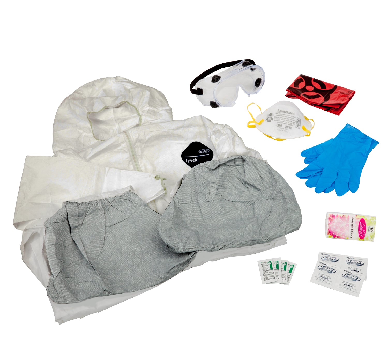 GSA Deluxe Pandemic Protection Kit - Essential Safety Supplies for Home, Office & Travel | Face Masks, Hand Sanitizer & PPE Gear
