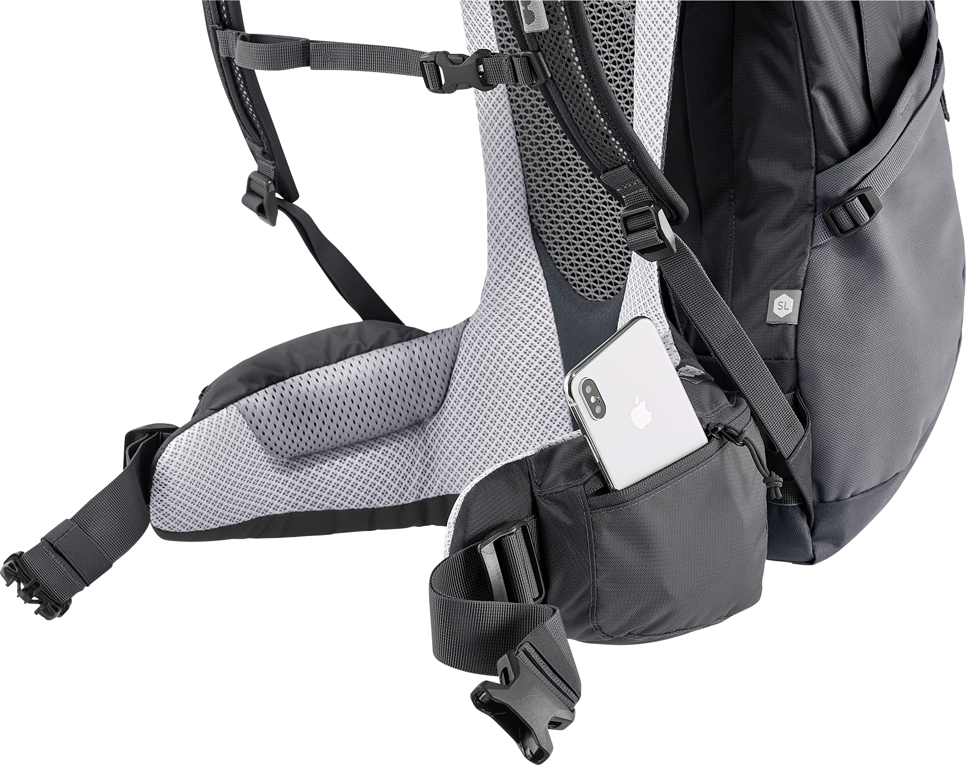 Deuter Futura Pro 34 SL Women's Hiking Backpack - Lightweight & Ergonomic Design for Outdoor Adventures - Perfect for Day Hikes, Camping & Travel - Black-Graphite