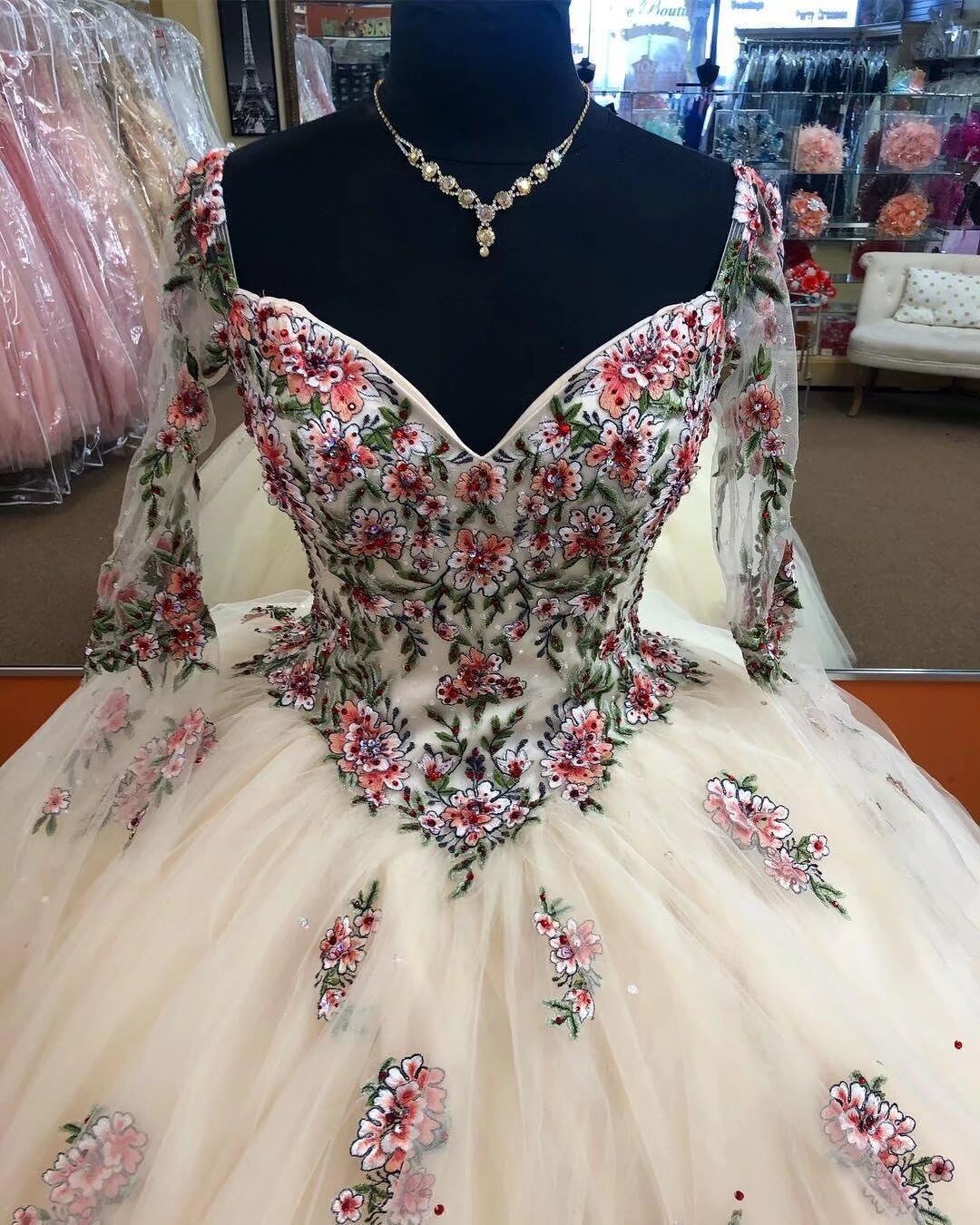 Elegant High Neck Lace Applique Quinceanera Dress with Ruffle Tiered Skirt - Sweet 16 Ball Gown for Prom, Homecoming & Special Occasions | 2025 Trendy Formal Wear for Teen Girls