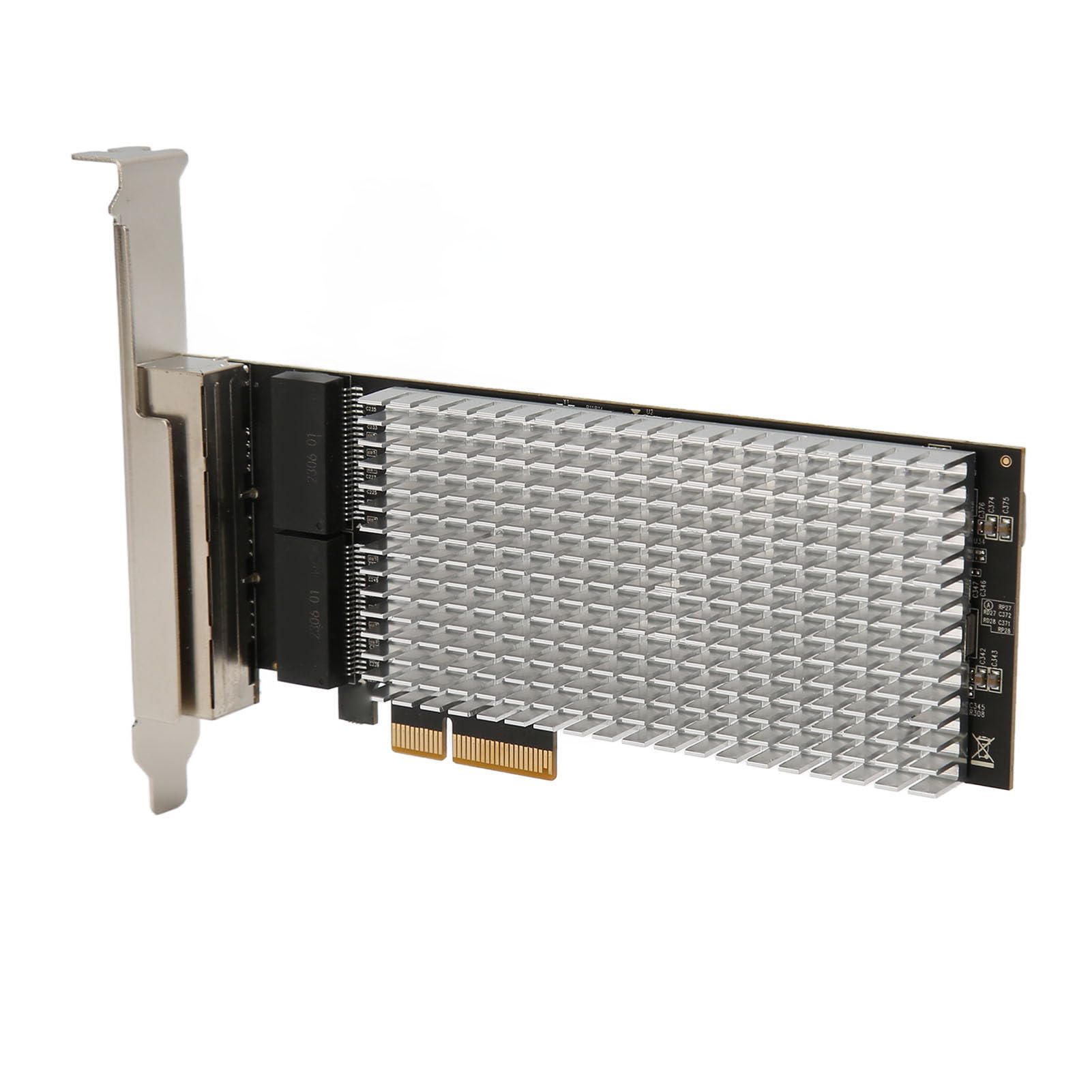 4 Port PCI Express Gigabit Ethernet Network Card - 10/100/1000M/2.5Gbps PCIe RJ45 Adapter for Desktop PC, Server, Gaming & Workstation (Supports Windows/Linux) - Ideal for High-Speed Networking, Online Gaming & Data Transfer