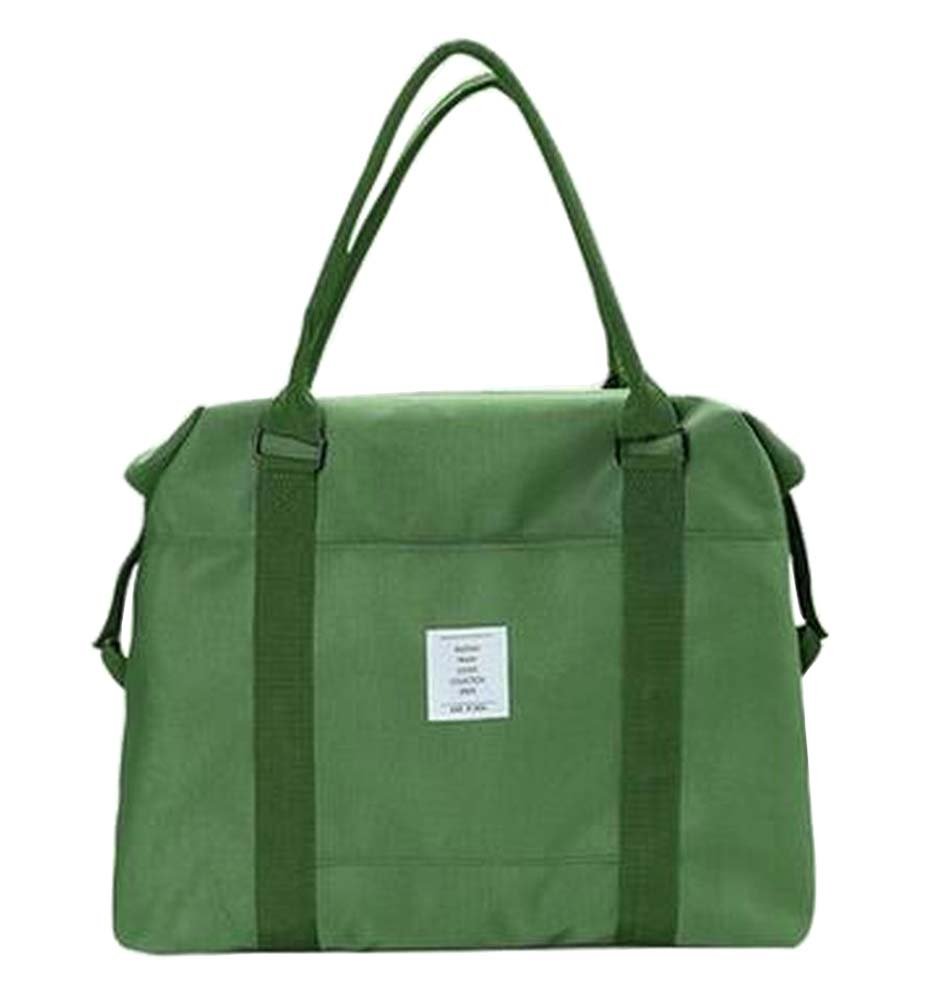 Stylish Black Travel Tote Bag - Lightweight Duffel Shoulder Bag for Gym, Sports & Weekend Getaways | Water-Resistant Green Accent Design | Perfect for Workouts, Yoga, Beach Trips & Daily Commute