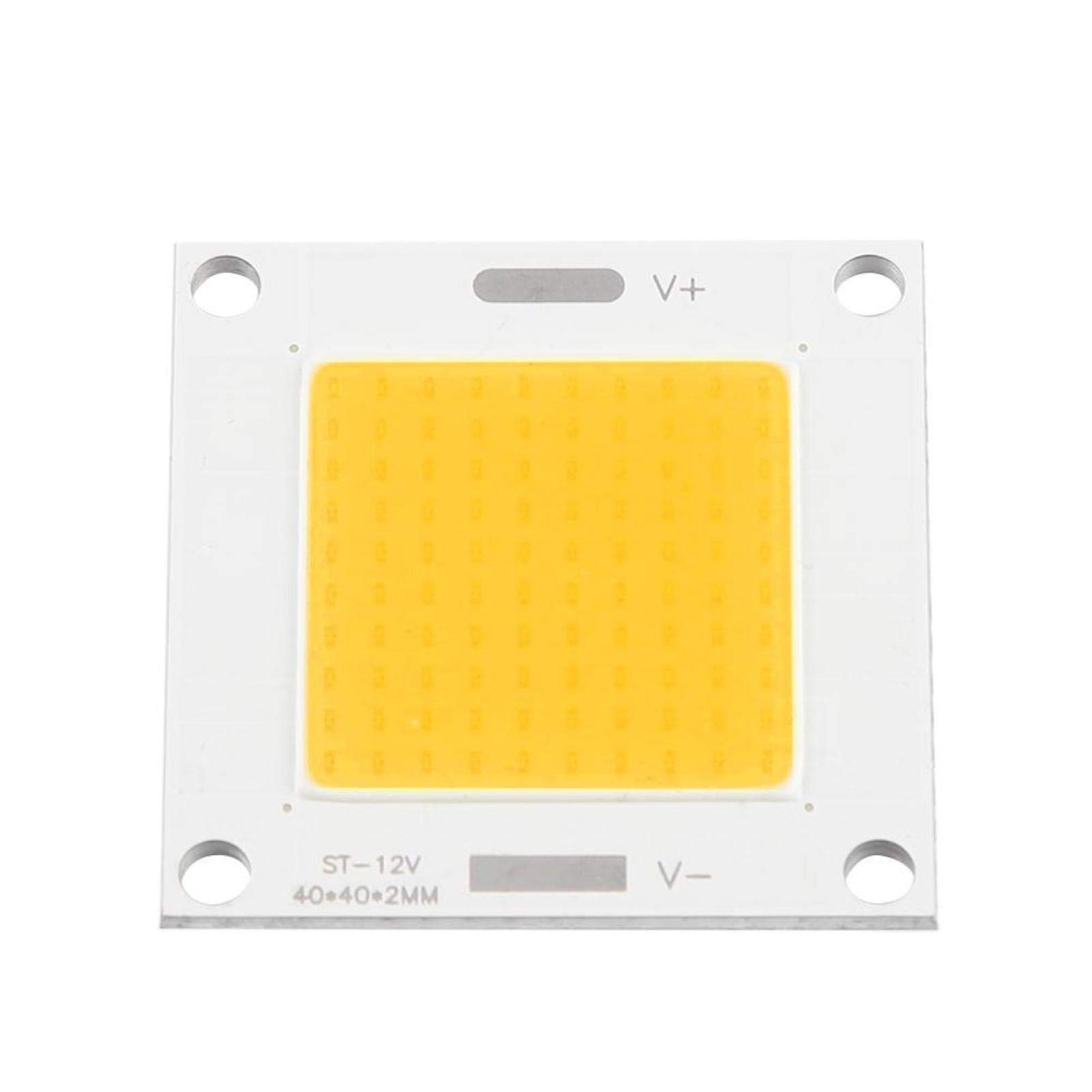 50W COB LED Panel Light - 12-14V Warm White LED Chip for DIY Projector, Floodlight & Stage Lighting - High Brightness Energy Saving Bulb for Home Theater, Workshop, and Outdoor Events
