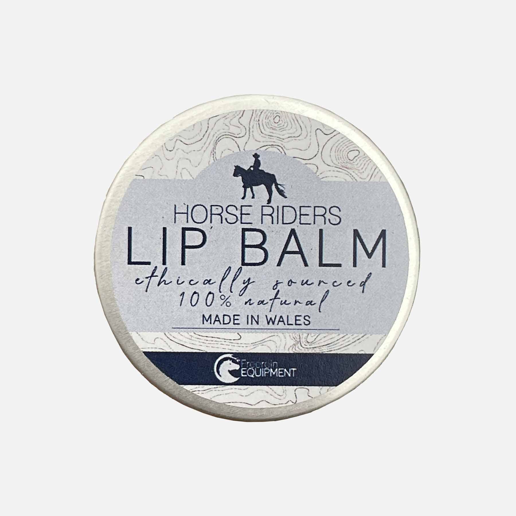 FREEREIN Trail Rider's Natural Lip Balm - 100% Organic Rose Flavor with Coconut Oil & Beeswax | Moisturizing & Protective for Hiking, Cycling & Outdoor Adventures