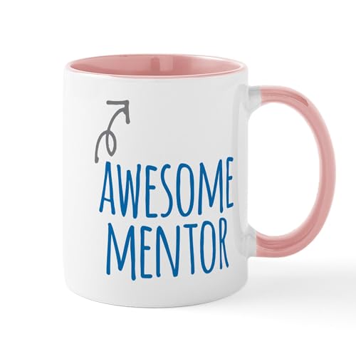 White/Pink Inside - Awesome Mentor Mugs