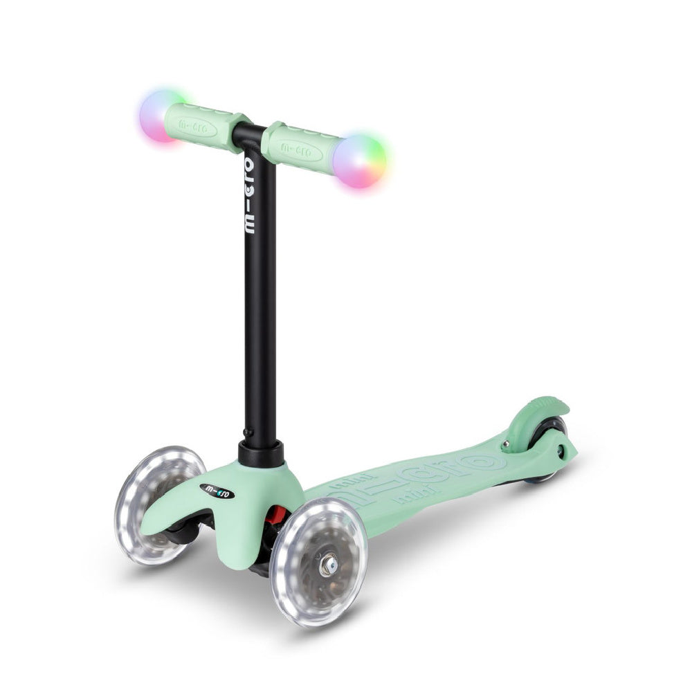 Micro Mini2Grow Deluxe Magic LED Scooter for Kids - Bright LED Wheels, Light Up Electric Scooter for Boys & Girls - Perfect for Night Riding, Outdoor Play & Commuting to School