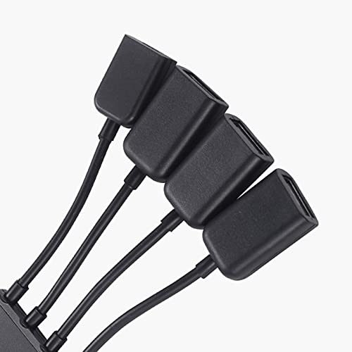 WskLinft 4-in-1 Multi Charging Cable with Micro USB & Type C - Fast Data Sync & Charging Cord for Smartphones, Tablets, Laptops - Perfect for Home, Office & Travel Accessories
