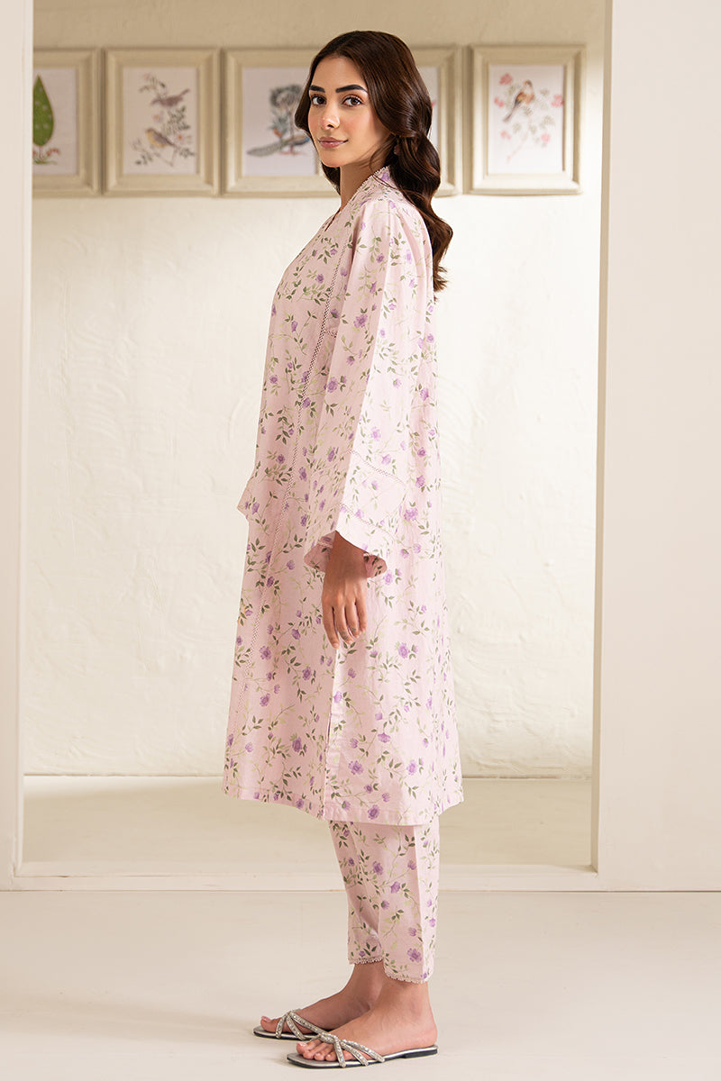 LILAC HAZE 2-Piece Outfit Set - Stylish Women's Shirt & Comfortable Trousers for Casual Wear, Office & Spring Fashion