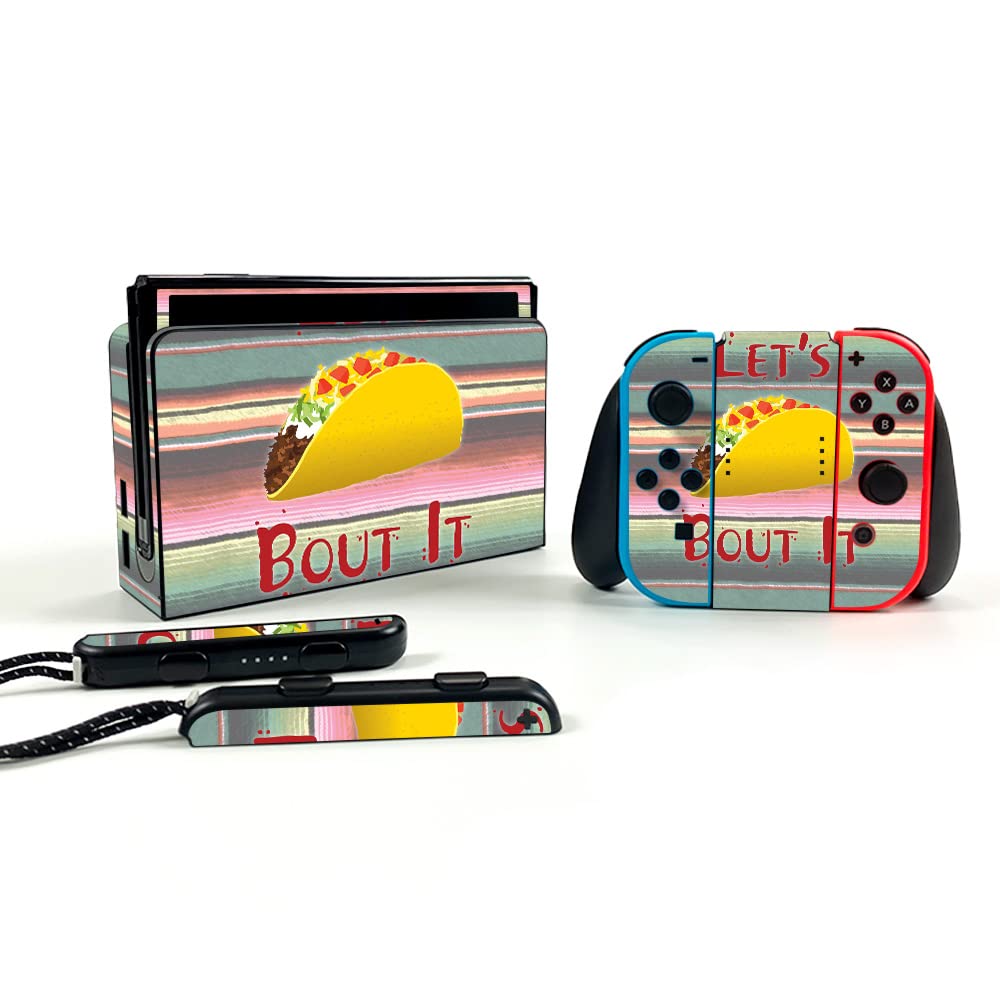 MightySkins Vinyl Decal Wrap for Nintendo Switch OLED - Protective & Durable Skin Cover | Easy to Apply & Remove | Made in USA | Perfect for Gaming, Travel & Personalization
