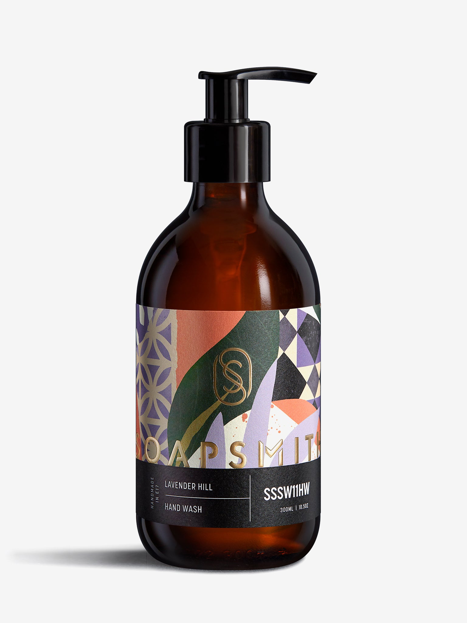 Soapsmith Lavender Hill Hand Wash - Natural & Moisturizing Liquid Soap for Bathroom & Kitchen - Perfect for Home, Spa, and Gifting