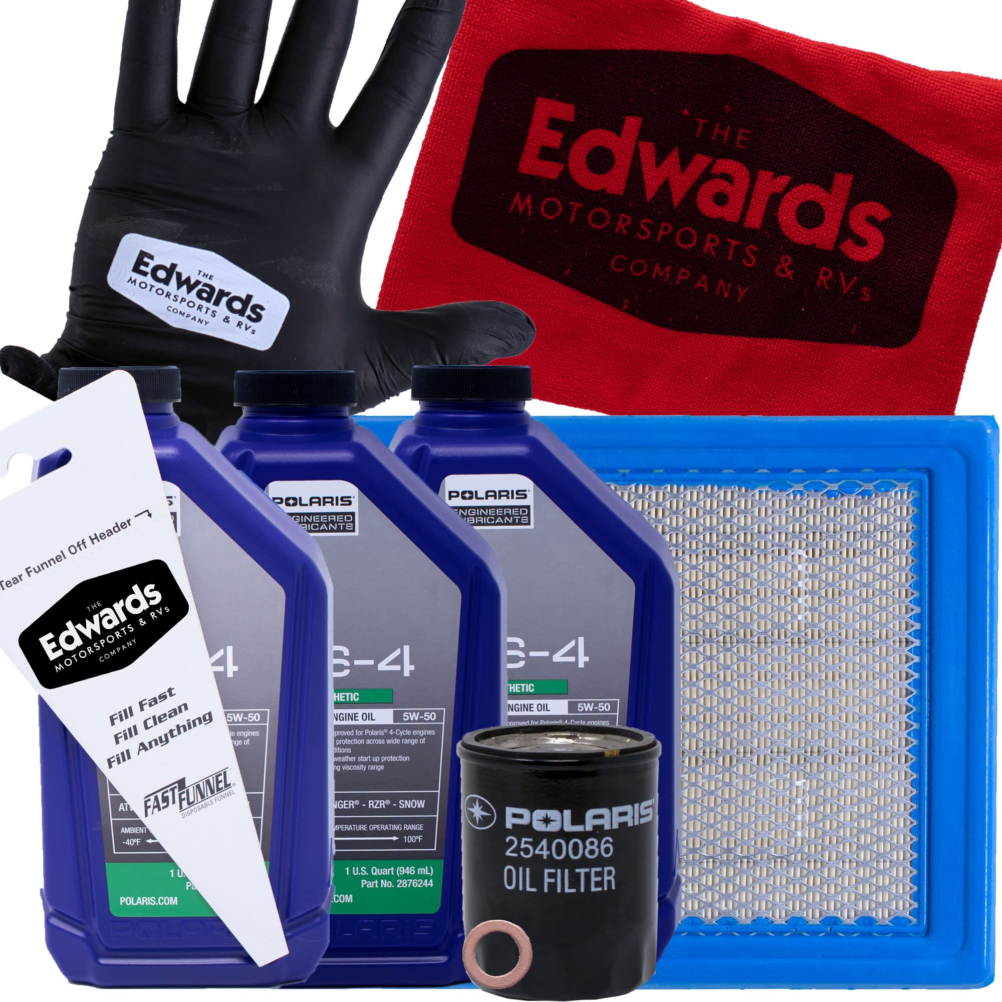 Polaris Ranger 900 Oil Change Kit with Air Filter - Compatible with 2013-2017 Models | Engine Maintenance & Off-Road Vehicle Care