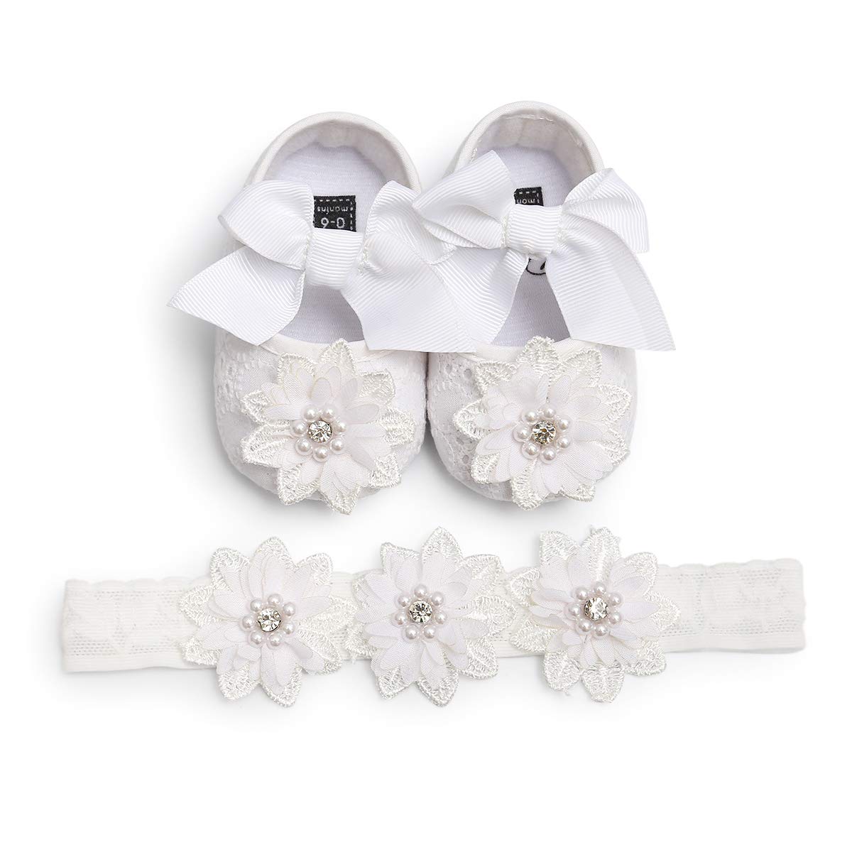 Ohwawadi Infant Baby Slippers - Warm Non-Slip Booties for Newborn Girls & Boys | Soft Crib Shoes & Prewalker Footwear for Indoor & Outdoor Use