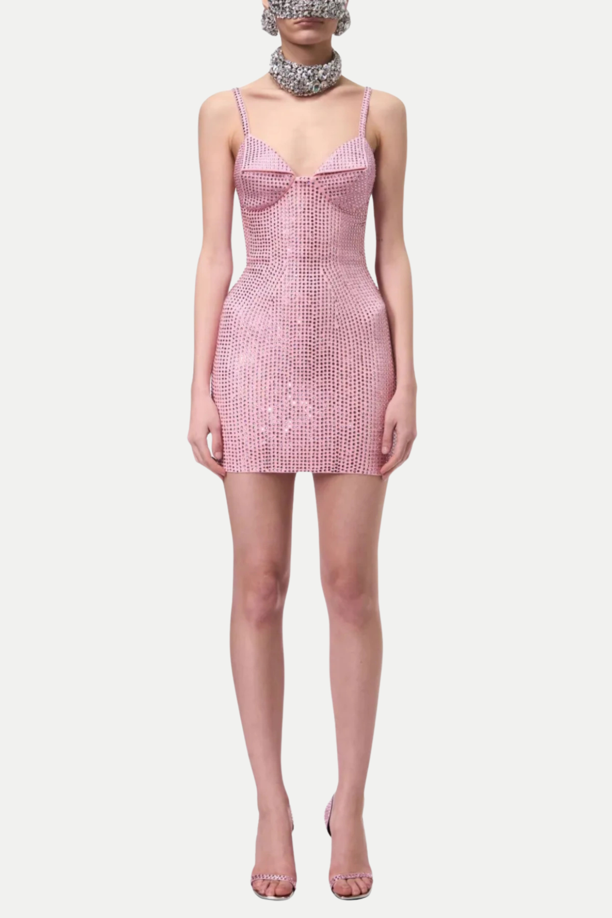 Damla Sequin Embellished Mini Dress - Sparkly Party Dress for Women, Nightclub Outfit, Cocktail Dress for Special Occasions